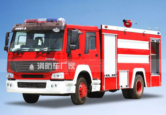 10噸重汽豪沃水罐消防車價格