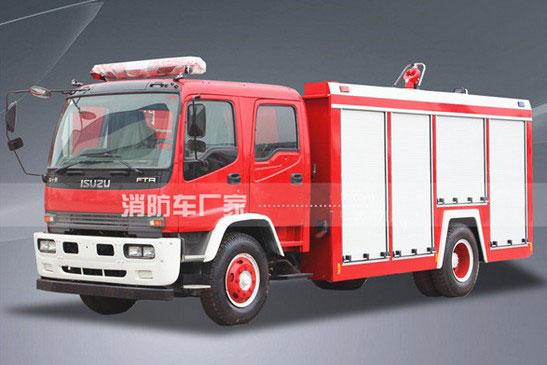 6噸五十鈴FTR泡沫消防車價(jià)格