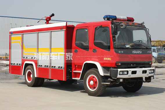 6噸五十鈴FVR泡沫消防車價格